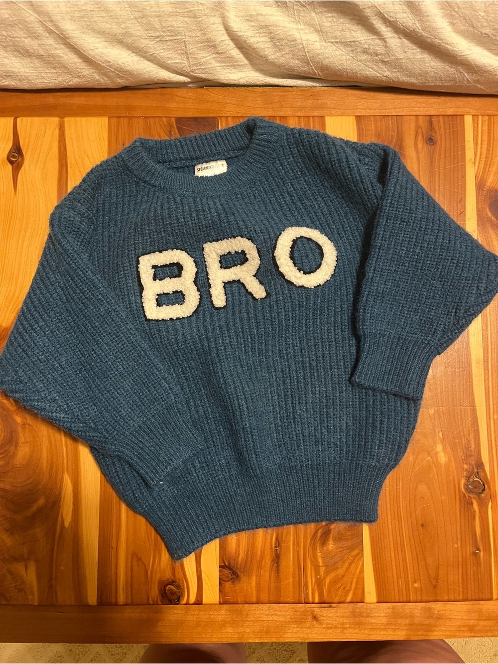 “BRO” Announcement Sweater